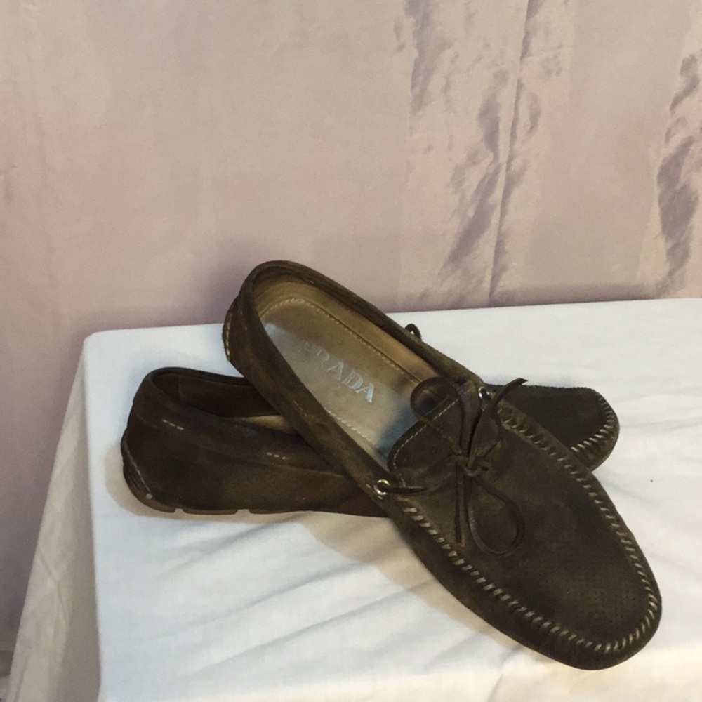 Prada Driving Moccasins US 10